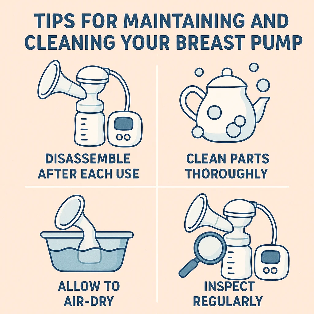 Properly Clean and Maintain Your Breast Pump