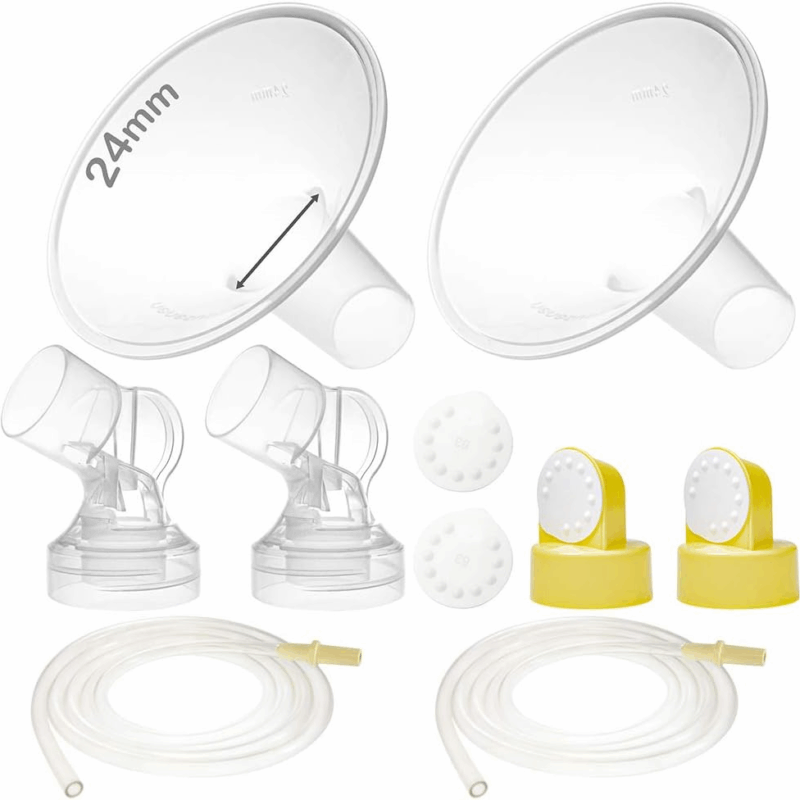 Pump Parts with 24mm Flanges for Medela